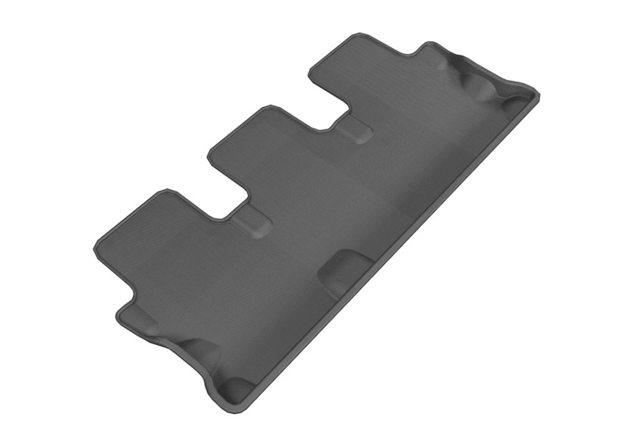 3D MAXpider 2014-2019 Toyota Highlander Kagu 3rd Row Floormats - Black - L1TY16331509
