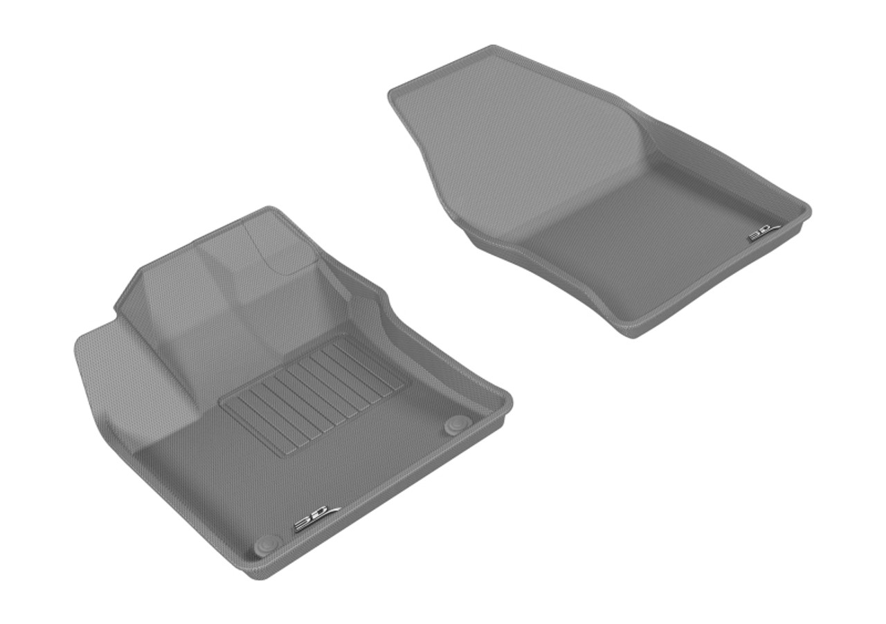 3D MAXpider 2016-2020 Toyota Prius/Prius Prime Kagu 1st Row Floormat - Gray - L1TY20911501