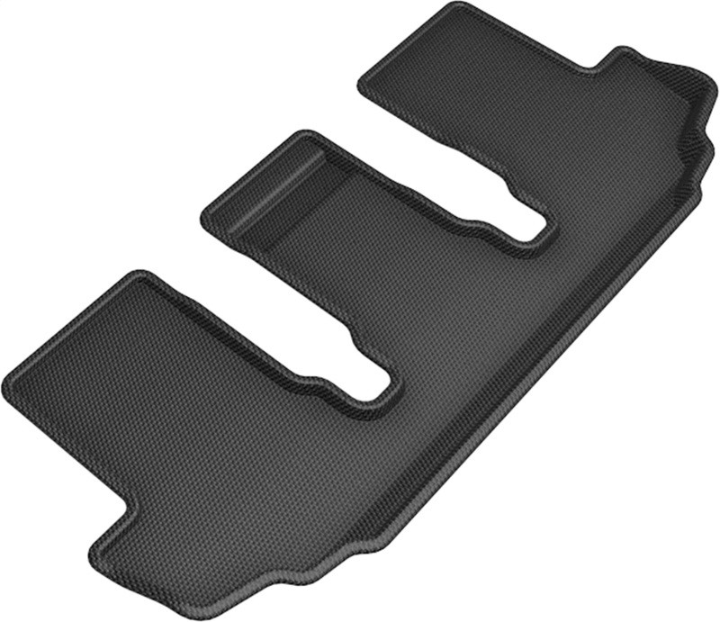 3D MAXider 20-23 Toyota Highlander 8-Seat Kagu Black Floor Mat - Row 3 - L1TY26231509