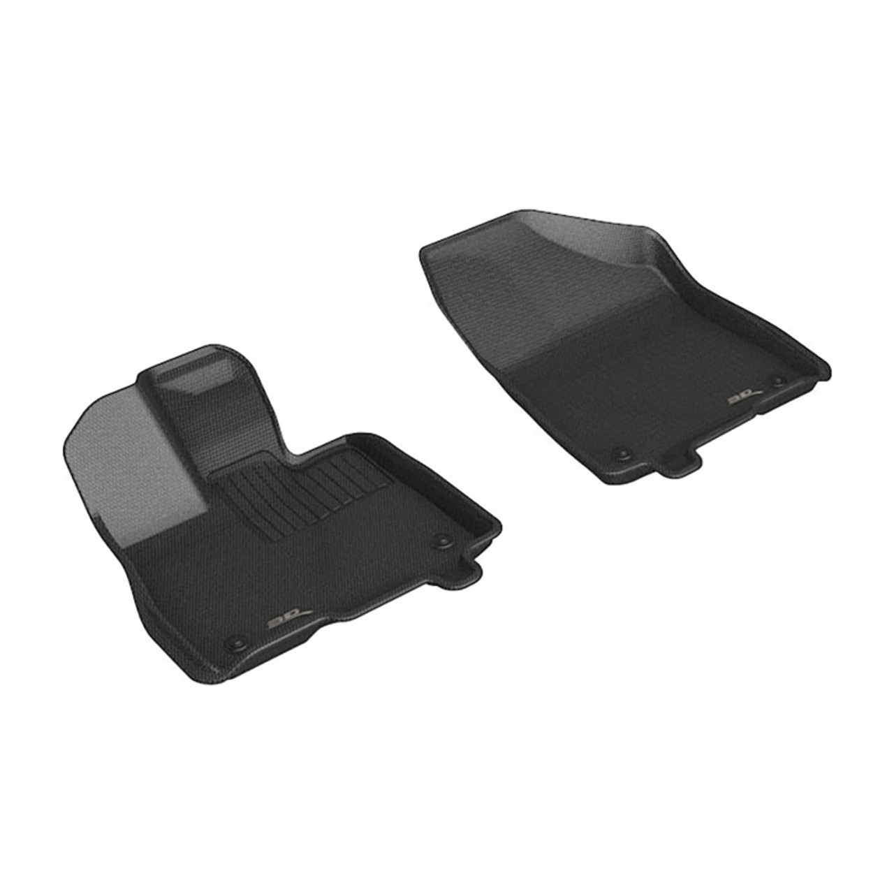 3D MAXpider 21-24 Toyota Sienna Kagu 1st Row Floormats - Black - L1TY27211509