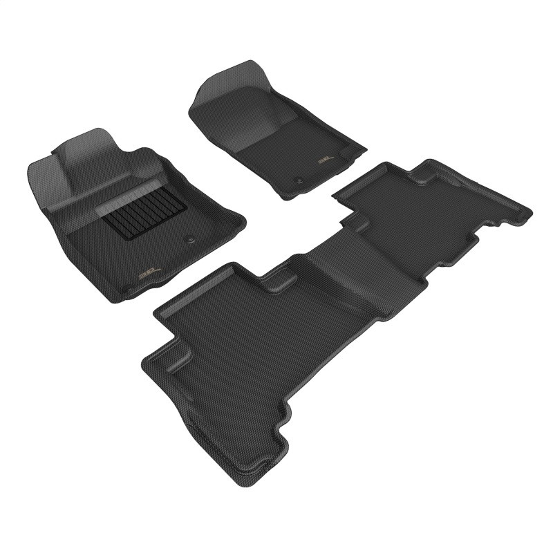 3D Maxpider 14-24 Toyota 4Runner 5-Seat Kagu Black R1 R2 - L1TY28501509