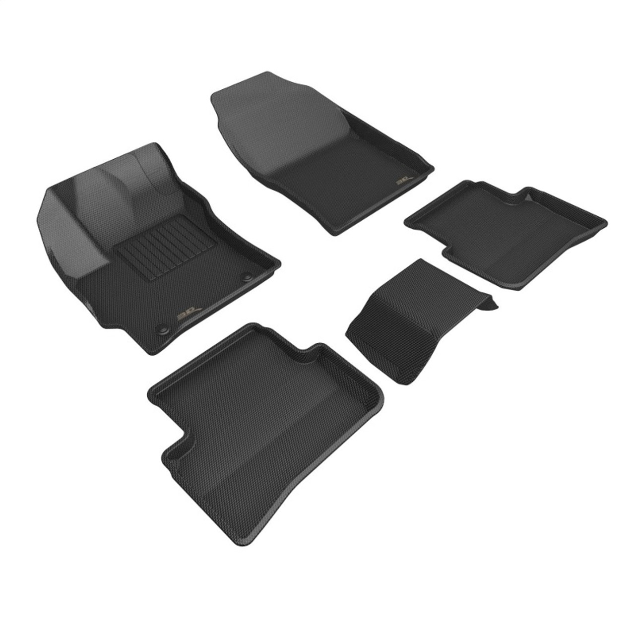 3D Maxpider 23-24 Toyota GR Corolla Kagu Floor Mat- Black R1 R2 - L1TY29501509