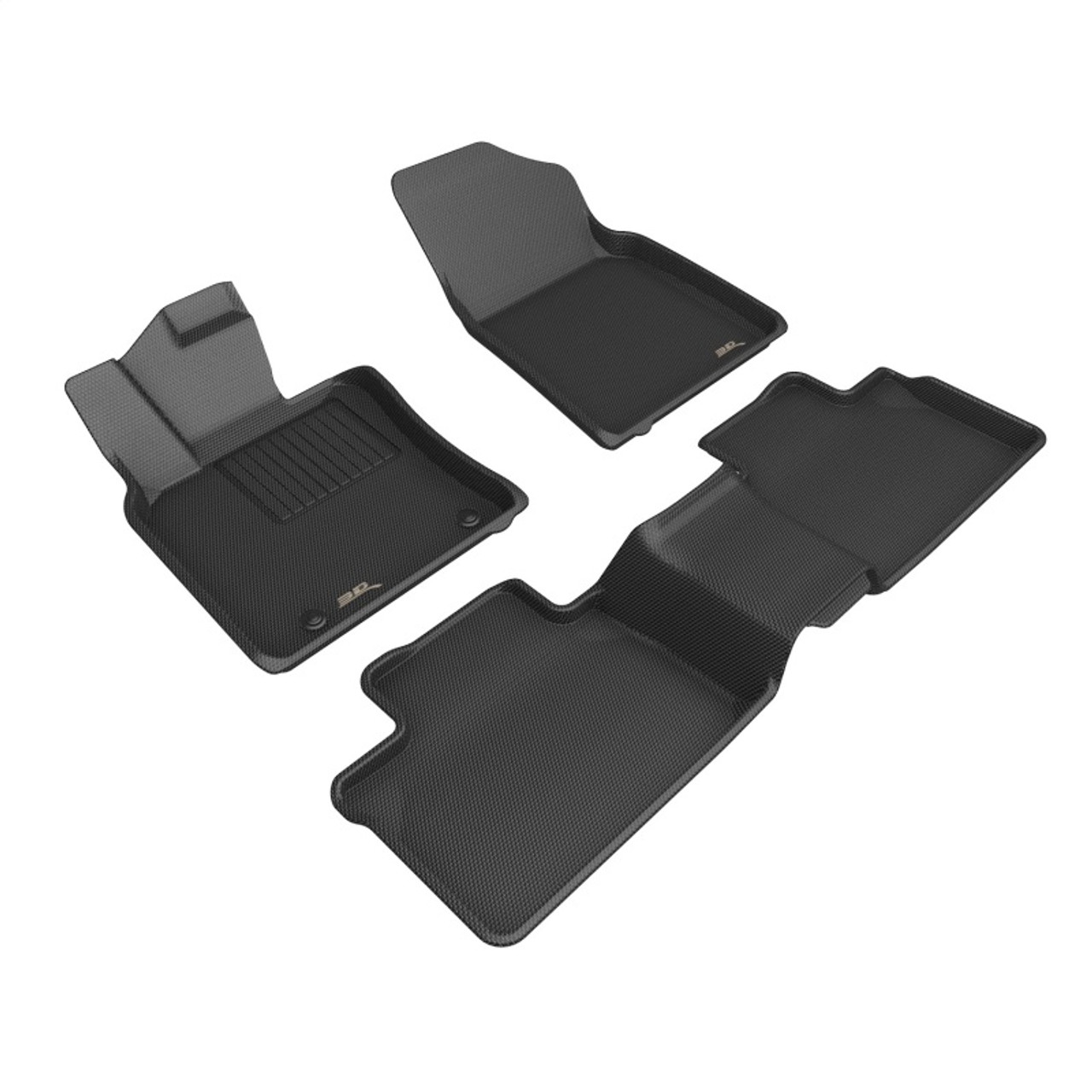 3D MAXpider 2025+ Toyota Camry Kagu 1st & 2nd Row Floormats - Black - L1TY32401509