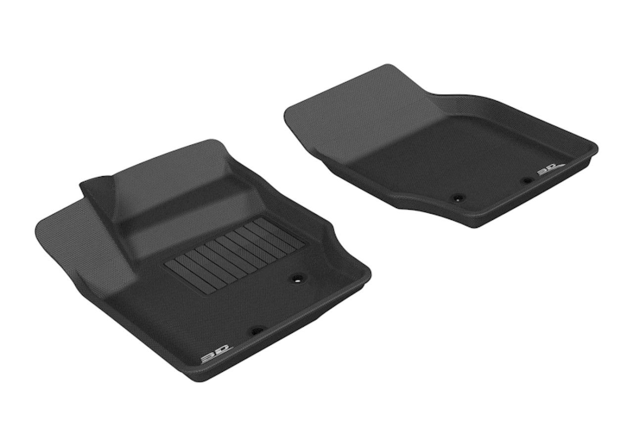 3D MAXpider 2003-2014 Volvo XC90 Kagu 1st Row Floormat - Black - L1VV00411509