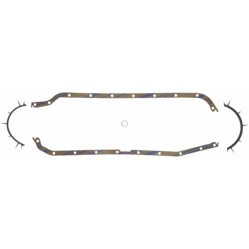Fel-Pro Cadillac DeVille OS 30202 C Engine Oil Pan Gasket Set Blue Stripe cork-rubber - OS30202C Photo - Primary