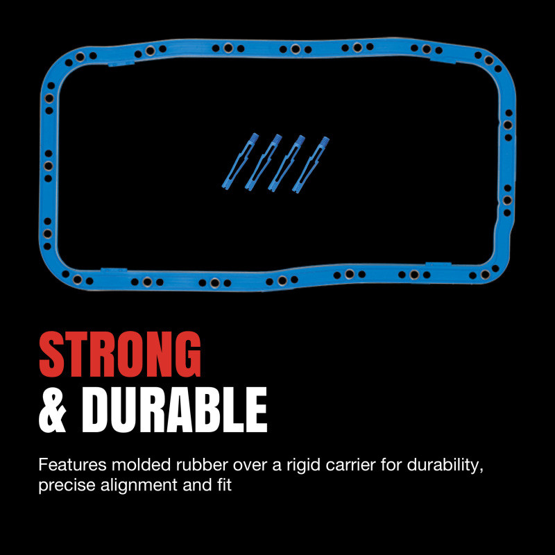 Fel-Pro Mitsubishi Eclipse OS 30665 C Engine Oil Pan Gasket Set Blue Stripe cork-rubber - OS30665C Photo - lifestyle view