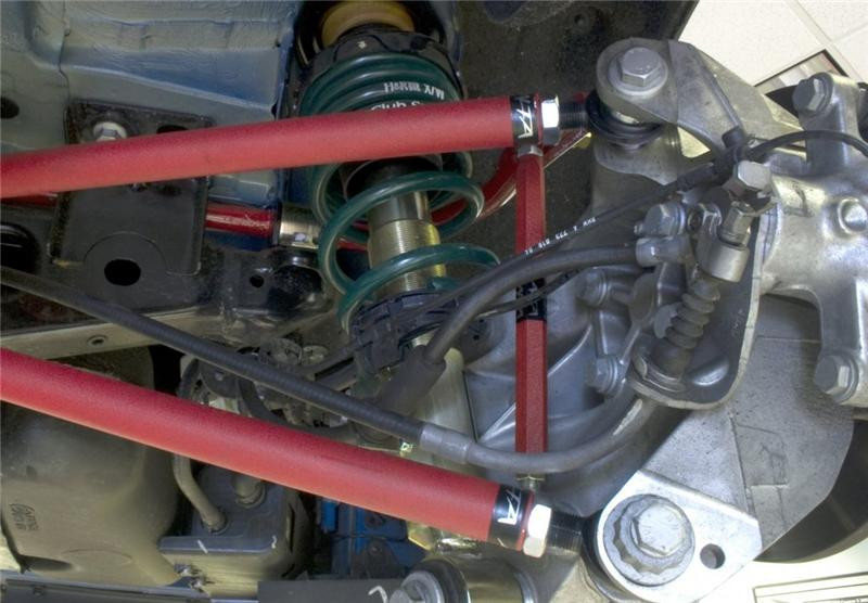 ALTA 02-12 Mini Cooper/S/JCW (Incl. 05-12 Convertible) & 09-12 Clubman Front Endlinks Adj Pair - Red - AMP-SUS-400 Photo - Primary
