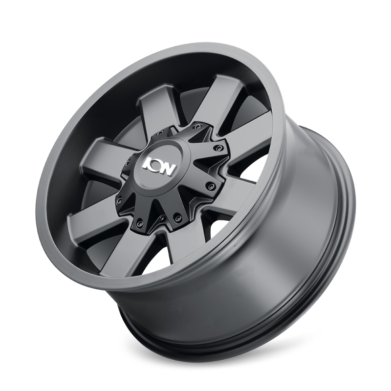 ION Type 141 17x9 / 8x165.1 BP / 18mm Offset / 125.2mm Hub Satin Black Wheel - 141-7976B18 Photo - Primary