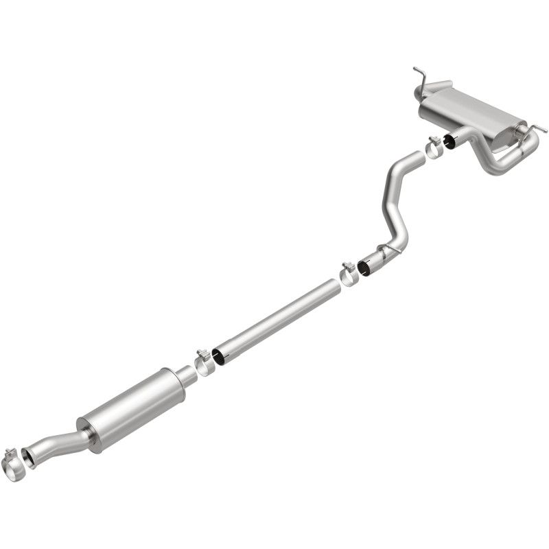 BRExhaust 18-24 Jeep Wrangler 3.6L Direct-Fit Replacement Exhaust System - 106-1022 Photo - out of package