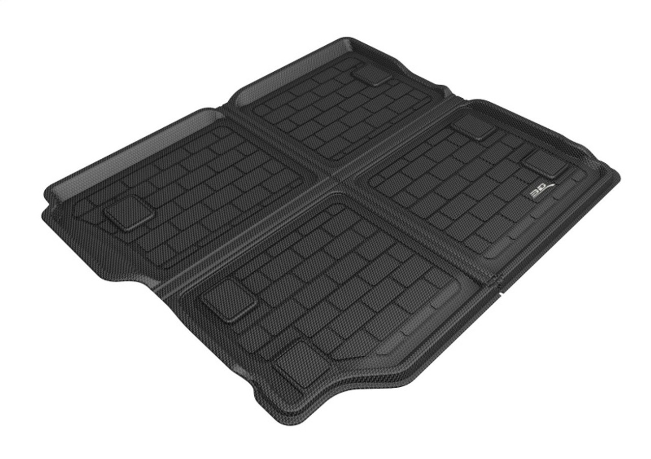 3D Maxpider 18-24 Jeep Wrangler Unlimited (Jl) W/ Sub No Flat Floor Cross Fold Kagu Blk Cargo Liner - M1JP0211309