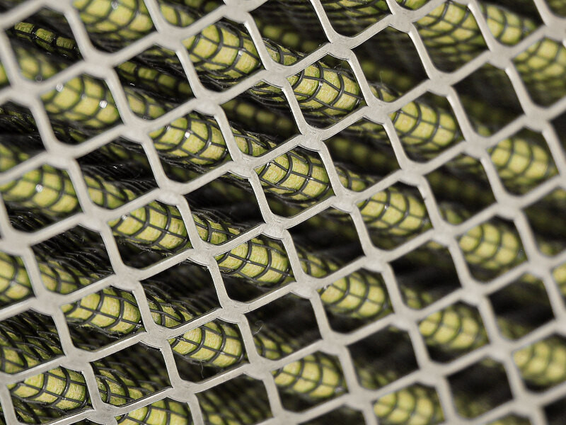 afe Magnum FLOW Custom Air Filter 20-3/4 IN L x 14-1/4 IN W x 6 IN H w/ Expanded Metal - 18-82007G Photo - Close Up