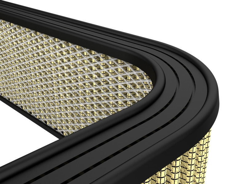 afe Magnum FLOW Custom Air Filter 20-1/4 IN L x 16-3/8 IN W x 5-1/4 IN H w/ Expanded Metal - 18-87005 Photo - Close Up