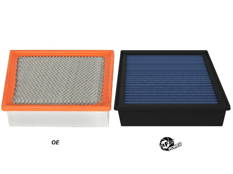 afe Magnum FLOW OE Replacement Air Filter GM Diesel Trucks 17-19 V8-6.6L (td) L5P - 30-10275-1 Photo - Unmounted