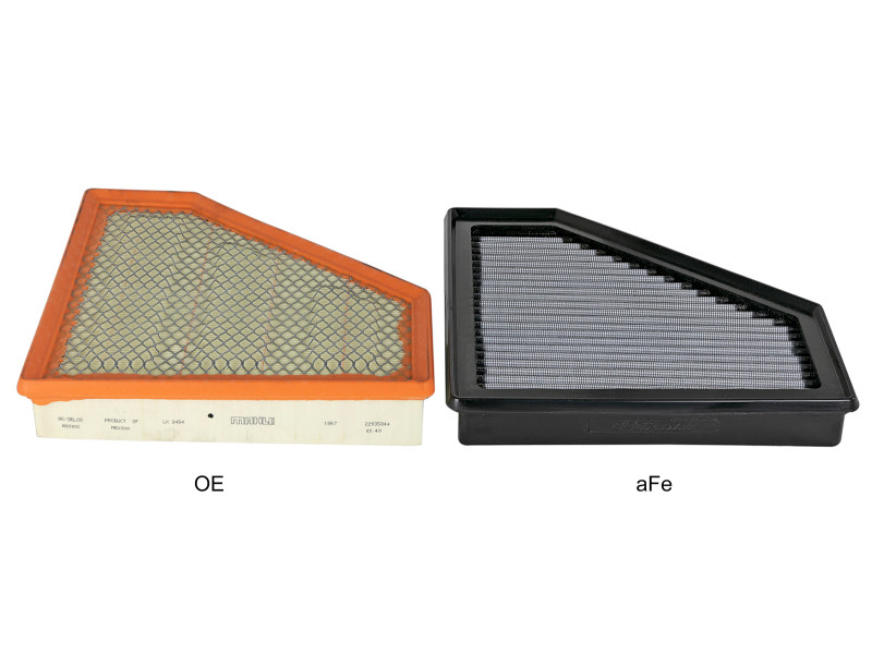 afe Magnum FLOW OE Replacement Air Filter Cadillac CTS-V 16-19 V8-6.2L (sc) - 31-10283 Photo - Unmounted