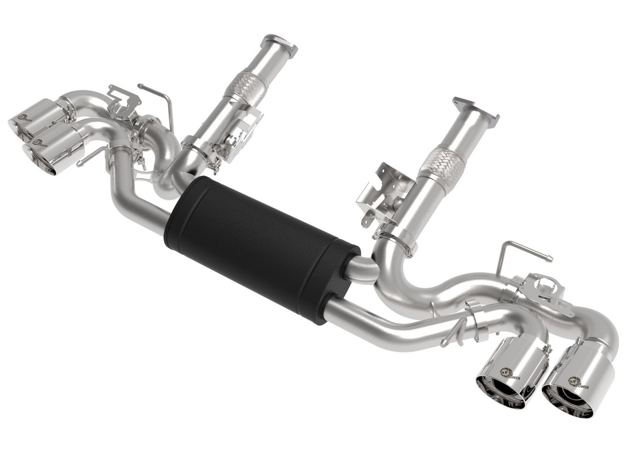 aFe Power MACH Force-Xp 3" to 2-1/2" 304SS Cat-Back  - Polished Tips- C8 Corvette