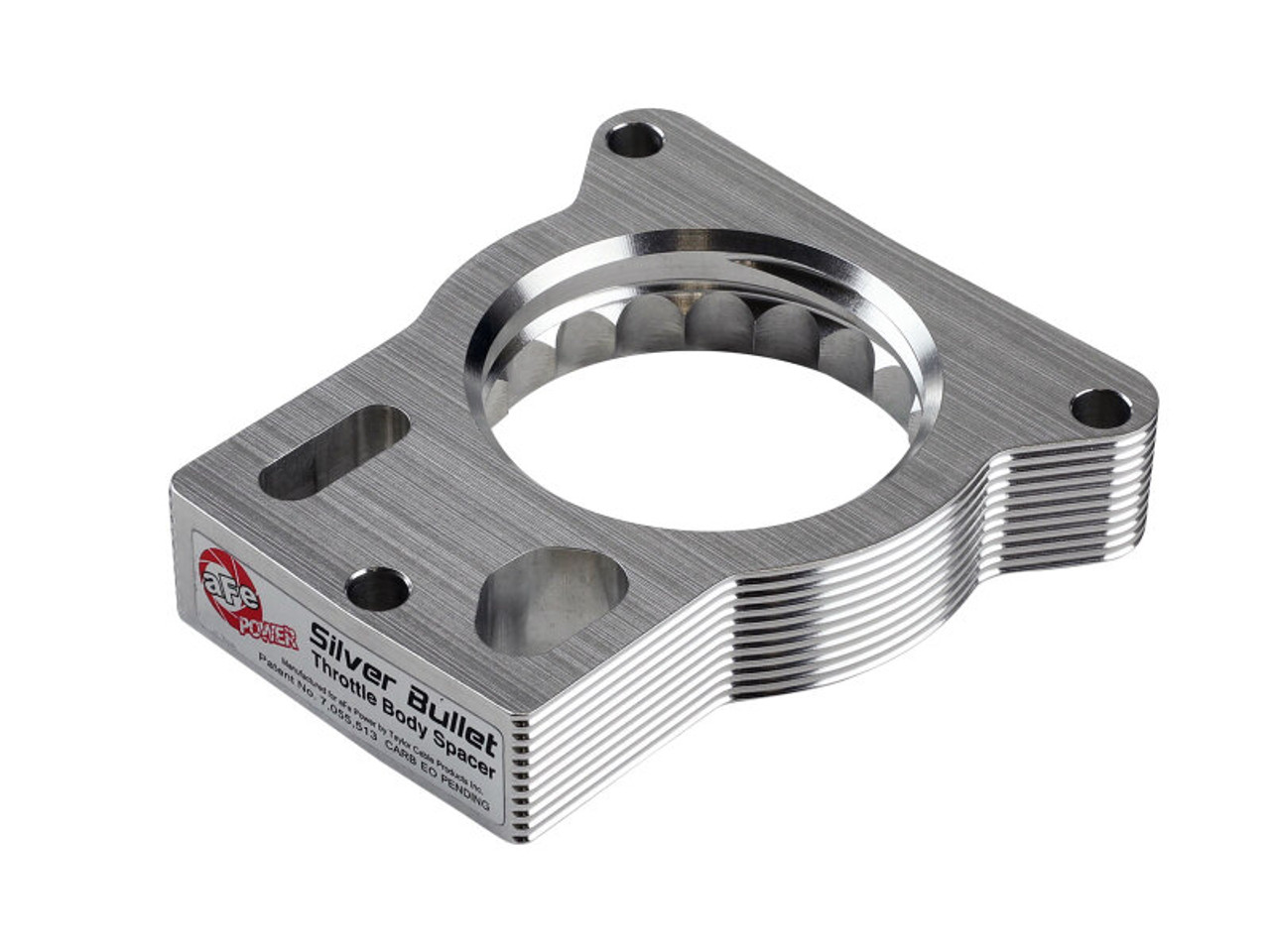 afe Silver Bullet Throttle Body Spacer GM Trucks 2500/3500 96-00 V8-7.4L/01-07 V8-8.1L - 46-34021 Photo - Primary