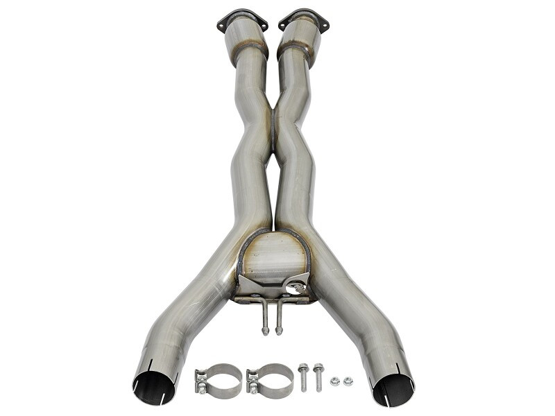 afe MACH Force-Xp X-Pipe Chevrolet Corvette (C7) & Z06 14-19 V8-6.2L/6.2L (sc) - 48-34129-1YC Photo - Unmounted