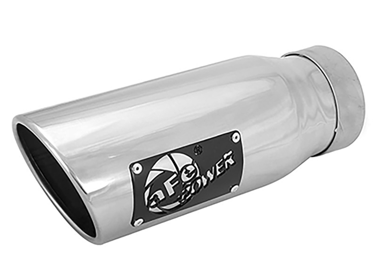 afe MACH Force-Xp Universal Exhaust Tip 3-1/2 IN Inlet x 4-1/2 IN Outlet x 12 IN L - 49T35452-P12 Photo - Primary