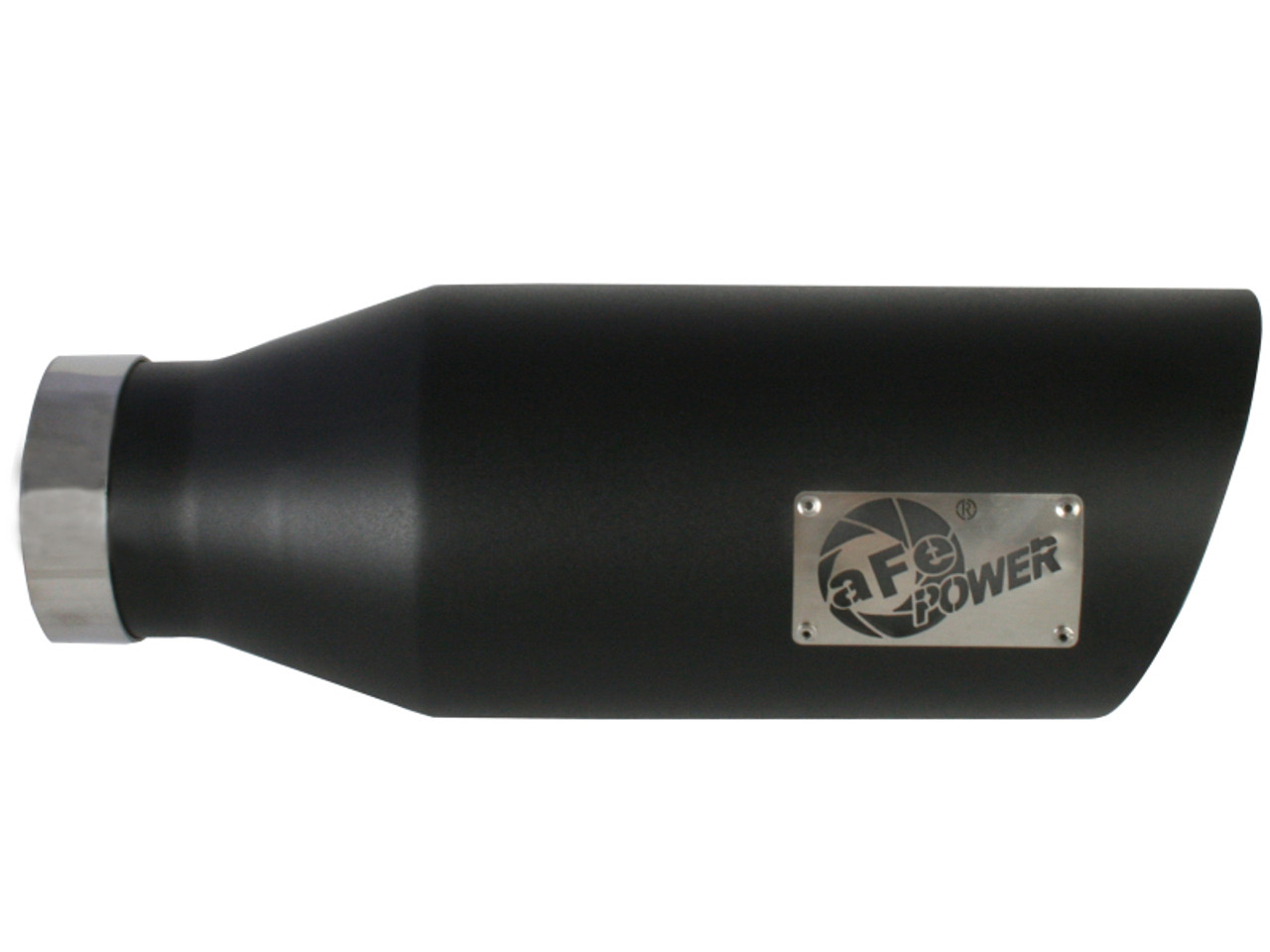 afe MACH Force-Xp Universal Exhaust Tip 4 IN Inlet x 7 IN Outlet x 18 IN L - 49T40701-B18 Photo - Unmounted