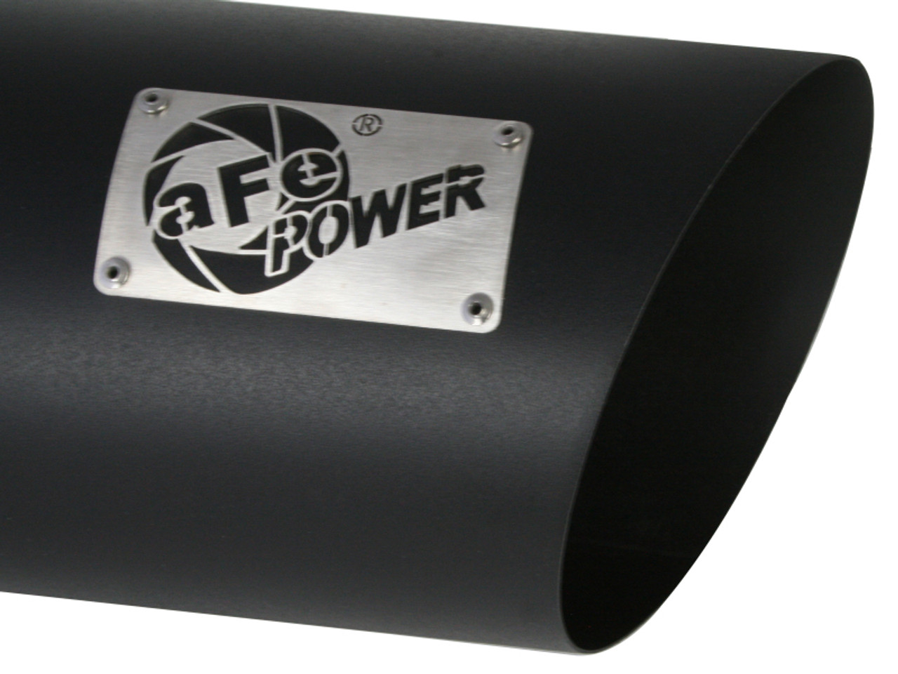 afe MACH Force-Xp Universal Exhaust Tip 4 IN Inlet x 7 IN Outlet x 18 IN L - 49T40701-B18 Photo - Unmounted