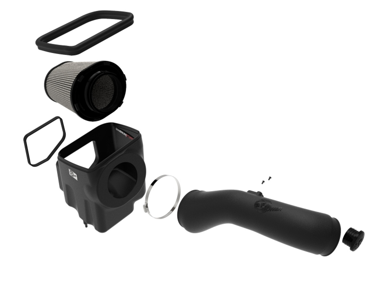 afe Magnum FORCE Open Element Intake GM Diesel Trucks 17-19 V8-6.6L (td) L5P - 54-12902D Photo - Unmounted