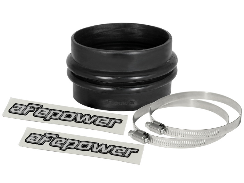 afe Magnum FORCE Intake Coupling Kit (3-3/4 IN ID x 2-1/2 IN L) Straight Bellow-Coupler - Black - 59-00084 Photo - Primary