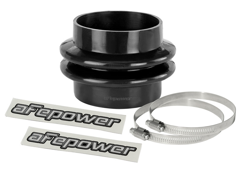 afe Magnum FORCE Intake Coupling Kit (3-1/4 IN ID x 3 IN L) Straight Bellow-Coupler - Black - 59-00099 Photo - Primary