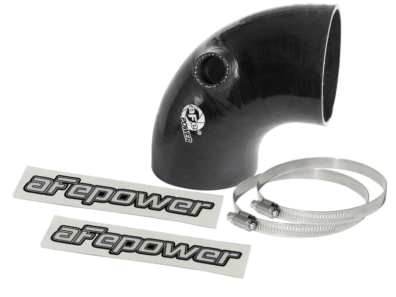 afe Magnum FORCE Intake Coupling Kit (3-3/4 IN ID x 90 Deg.) Elbow Coupler - Black - 59-00111 Photo - Primary