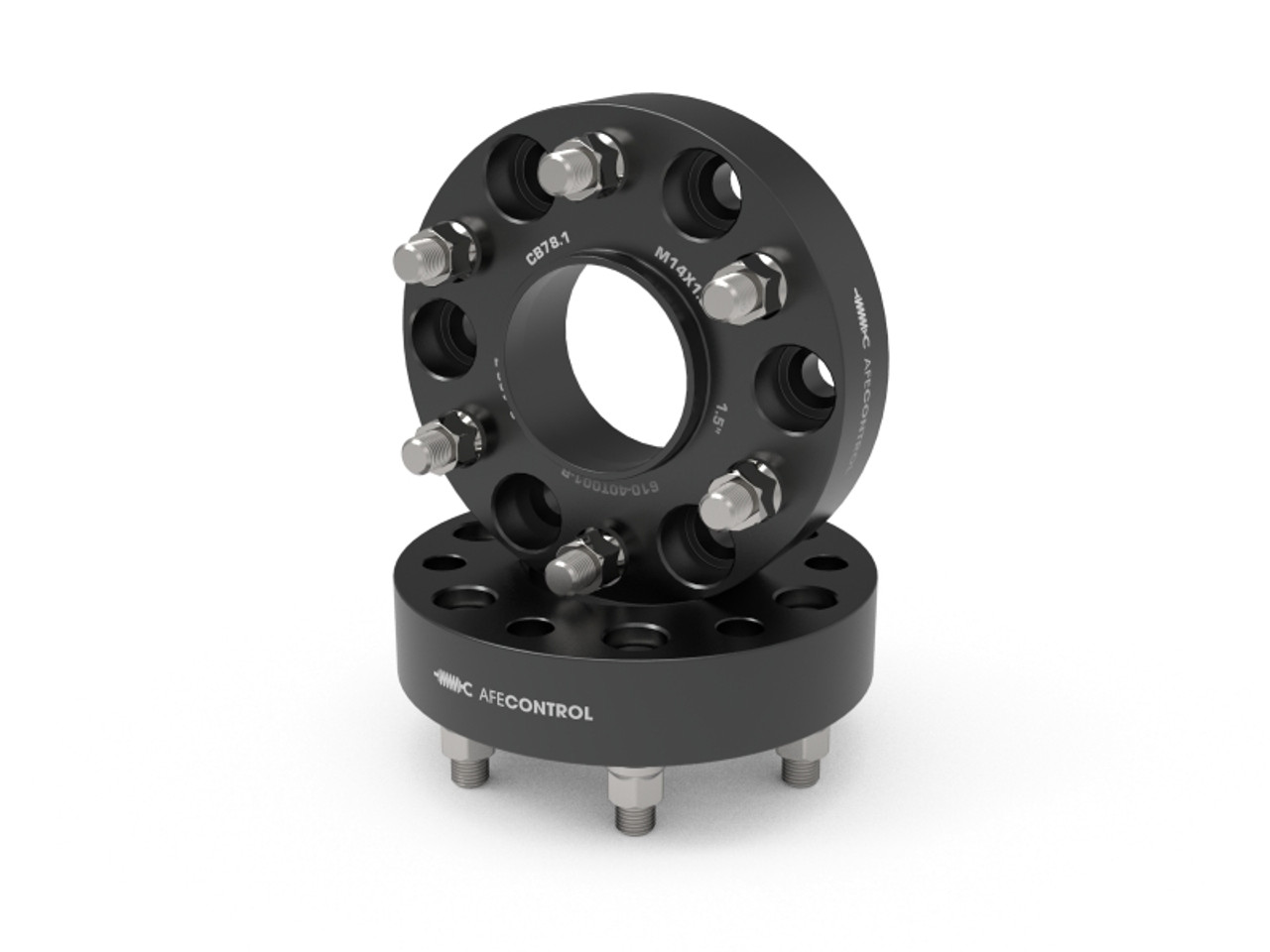afe aFe CONTROL Wheel Spacers Chevrolet 1500 19-25 6x5.5mm CB 78.1mm 1-1/2 IN Thickness - 610-40T001-B Photo - Primary