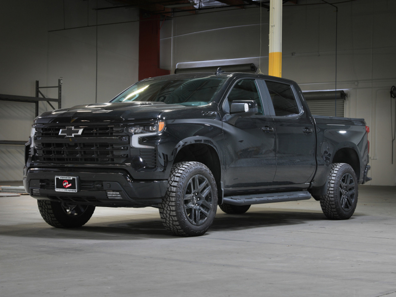 afe aFe CONTROL Wheel Spacers Chevrolet 1500 19-25 6x5.5mm CB 78.1mm 1-1/2 IN Thickness - 610-40T001-B Photo - Mounted