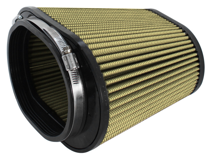 afe Magnum FORCE Intake Rplcmnt Air Filter (5-1/4x7)IN F x (6-3/8x10)IN B x (4-1/2x6-3/4)IN Tx8IN H - 72-91070 Photo - Unmounted