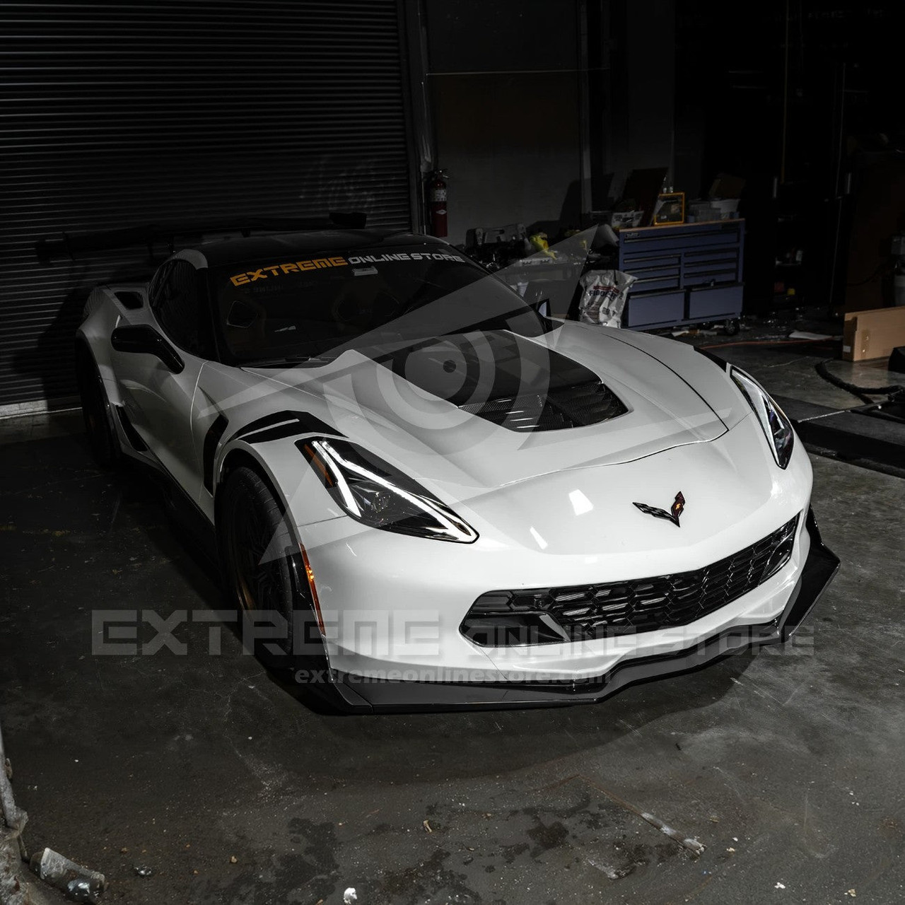 EOS C8 Style Headlights - 14-19 Chevrolet Corvette C7 (LIGHT-1241-LED)