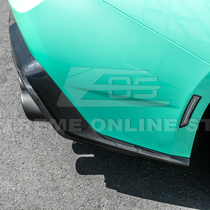 EOS Carbon Fiber Rear Diffuser Dark Horse Style - 2024+ Ford Mustang