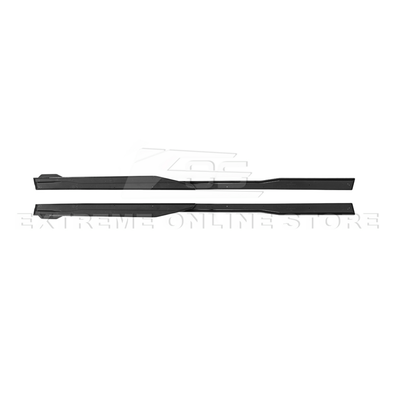 EOS Side Skirt Extension GT500 Style - Gloss Black - 2024+ Ford Mustang (SS-1106-V2-ABS)