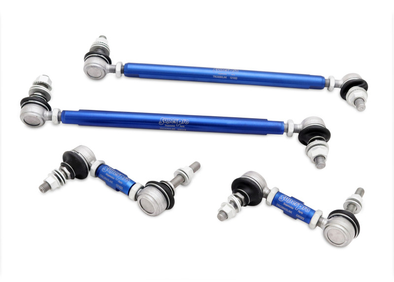 SuperPro 06-13 Audi A3 HD Adjustable End Link Set (TRC12265 + TRC1045L) - TRCLNKSET17 Photo - out of package