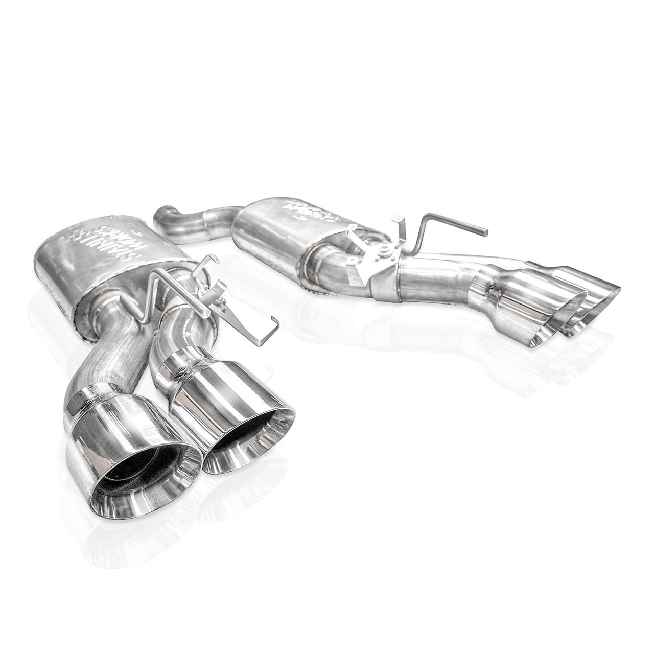 Stainless Works Axleback Valved Exhaust System w. Polished Tips - 2022+ Cadillac CT5-V Blackwing (SSWCT5V22AB)