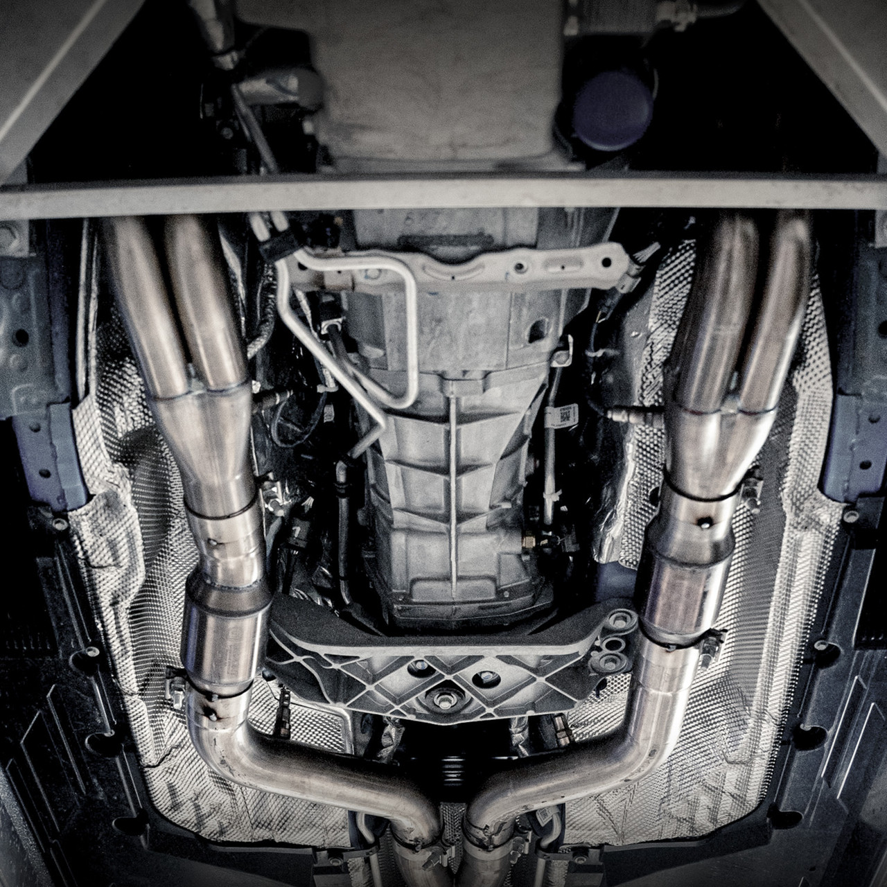 Stainless Works 2" Long Tube Headers w. Catted Connection Pipes - 2022+ Cadillac CT5-V Blackwing (SSWCT5V22HCAT)