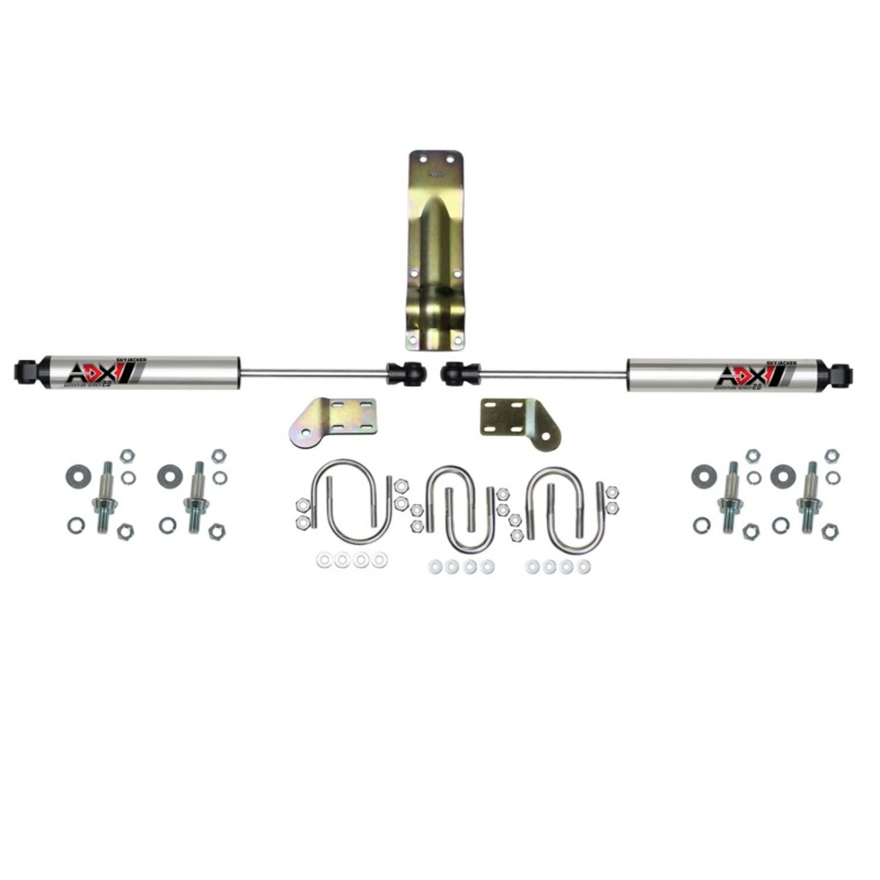 Skyjacker 98-02 Dodge Ram 2500/3500 ADX 2.0 Dual Stabilizer Kit w/ Polished Alum. - 2270 Photo - Primary