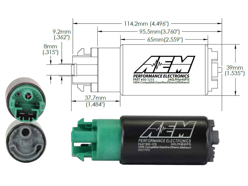 AEM Dual Drop-In Fuel Pumps - 09-15 Cadillac CTS-V LSA (CTSV501215)