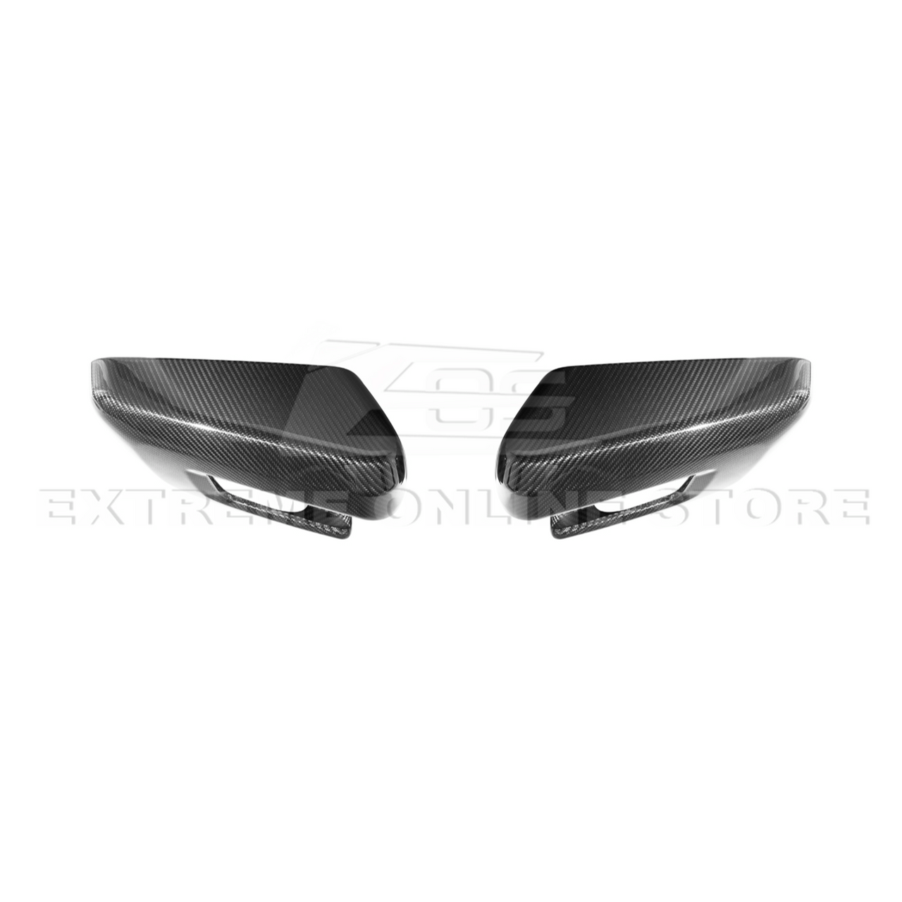 EOS Carbon Fiber Mirror Covers - 2022+ Ford F-150 / Raptor (MC-1274-BKCF)