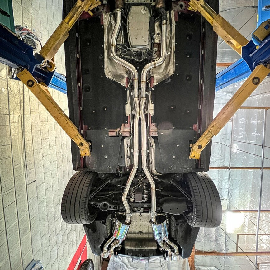 EOS Catback Exhaust Kit w. Valved Mufflers - 2016-2019 Cadillac CTS-V (EXT-MP037_EXT-MD038)