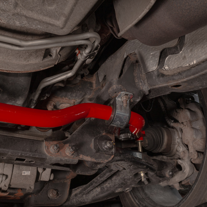 UMI Performance 15-20 Ford F-150 1 1/2in Solid Front Sway Bar - Red - 6579-R User 4