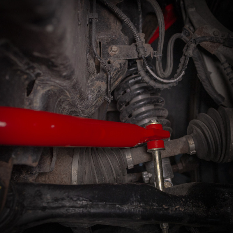 UMI Performance 15-20 Ford F-150 1 1/2in Solid Front Sway Bar - Red - 6579-R User 6