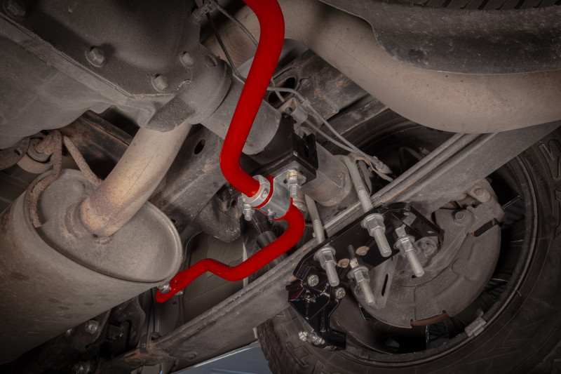 UMI Performance 15-24 Ford F-150 1in Solid Rear Sway Bar - Red - 6580-R User 8