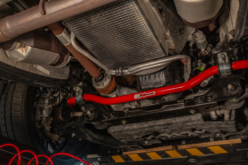 UMI Performance 21-24 Ford F-150 1 3/8in Solid Front Sway Bar - Red - 6581-R User 1