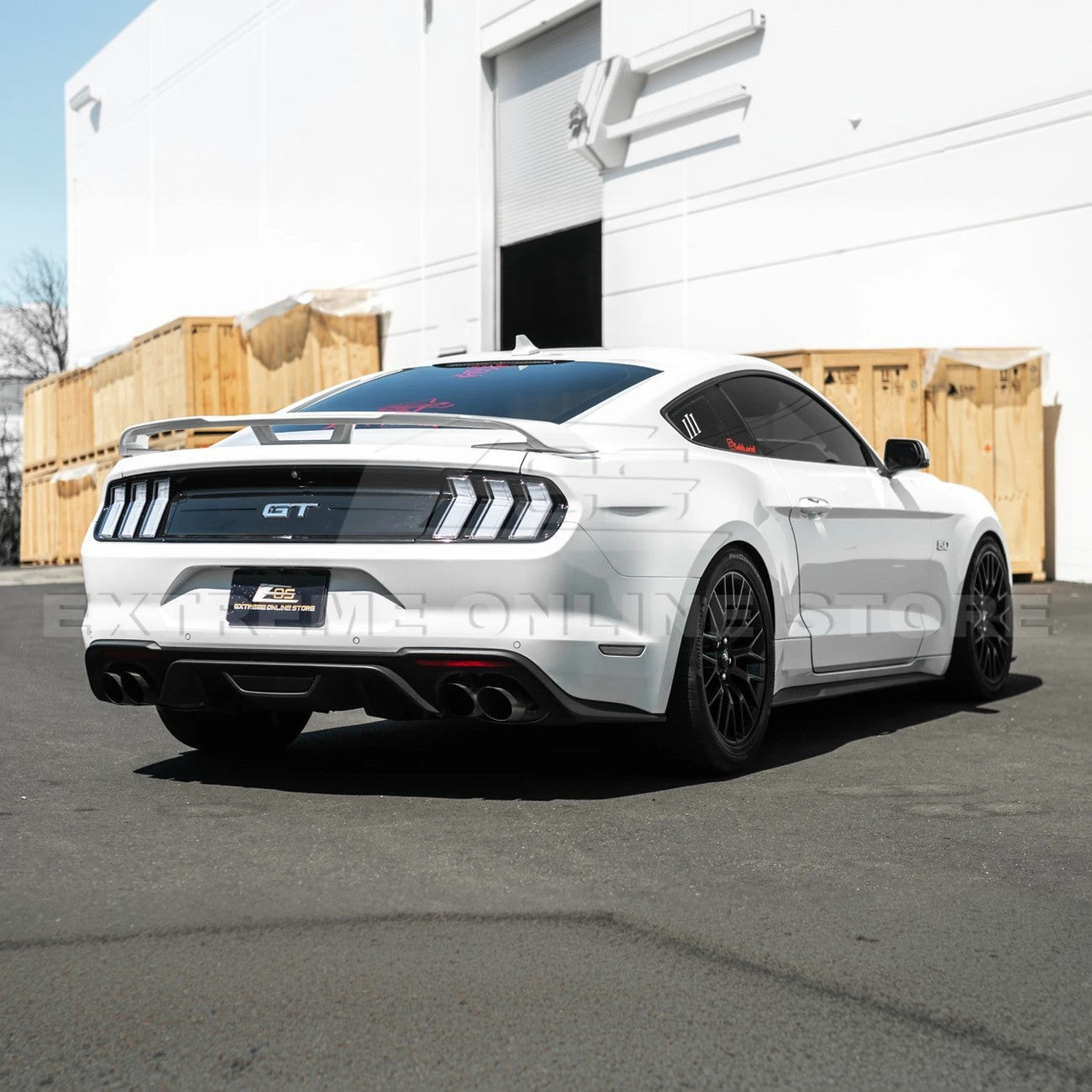 EOS Sequential LED Tail Lights - Clear Lens - 15-23 Ford Mustang S550 (TL-1239-CL)