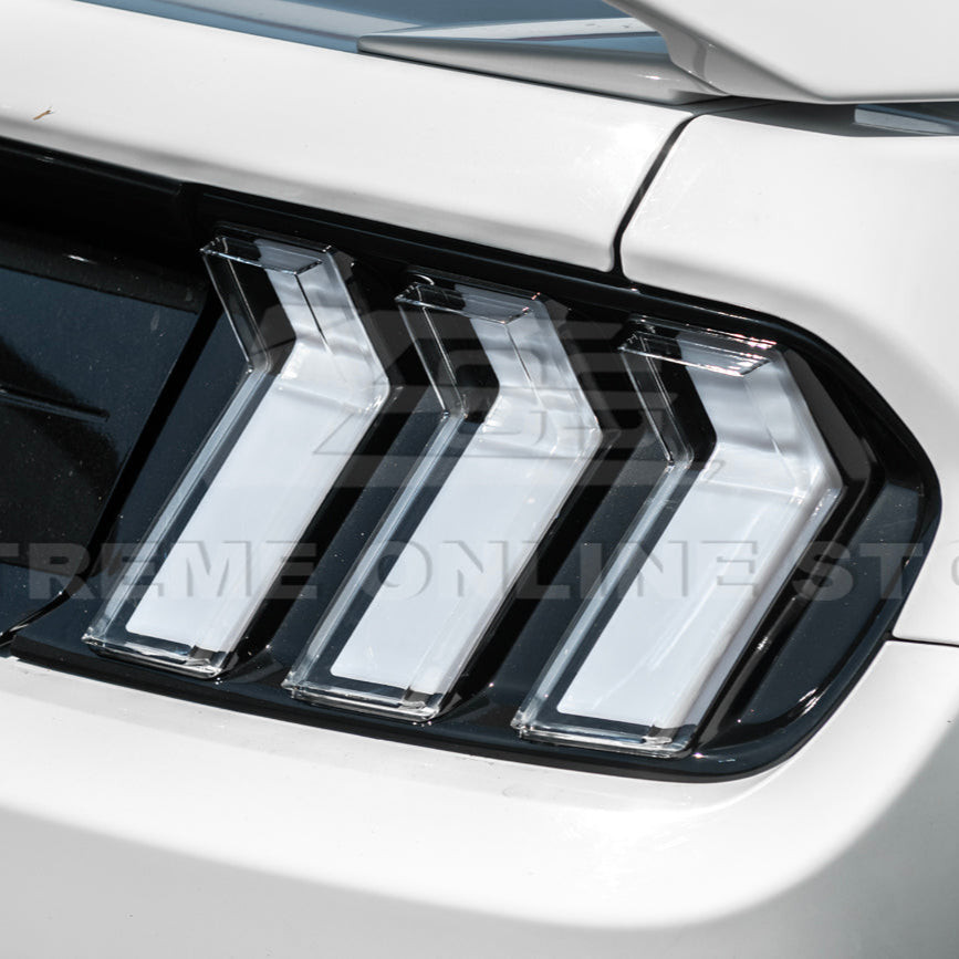 EOS Sequential LED Tail Lights - Clear Lens - 15-23 Ford Mustang S550 (TL-1239-CL)