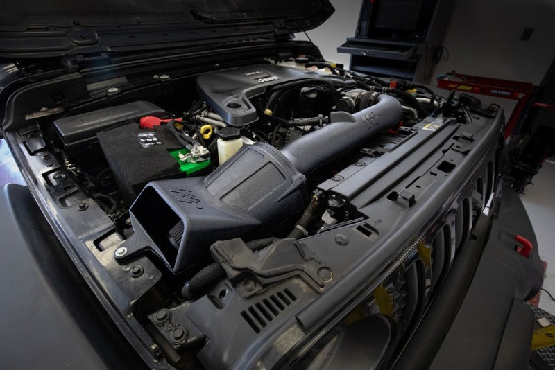 K&N Dryflow Air Intake System Jeep Wrangler Jl V6-3.6L F/I 18-23 - 30-1576 Photo - Mounted