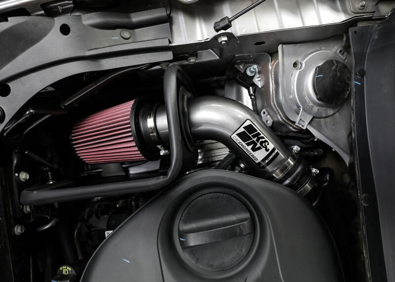 K&N Perf. Intake Kit Jeep Cherokee V6 3.2L F/I 19-22 High Flow CAI - 77-1585KC Photo - Mounted