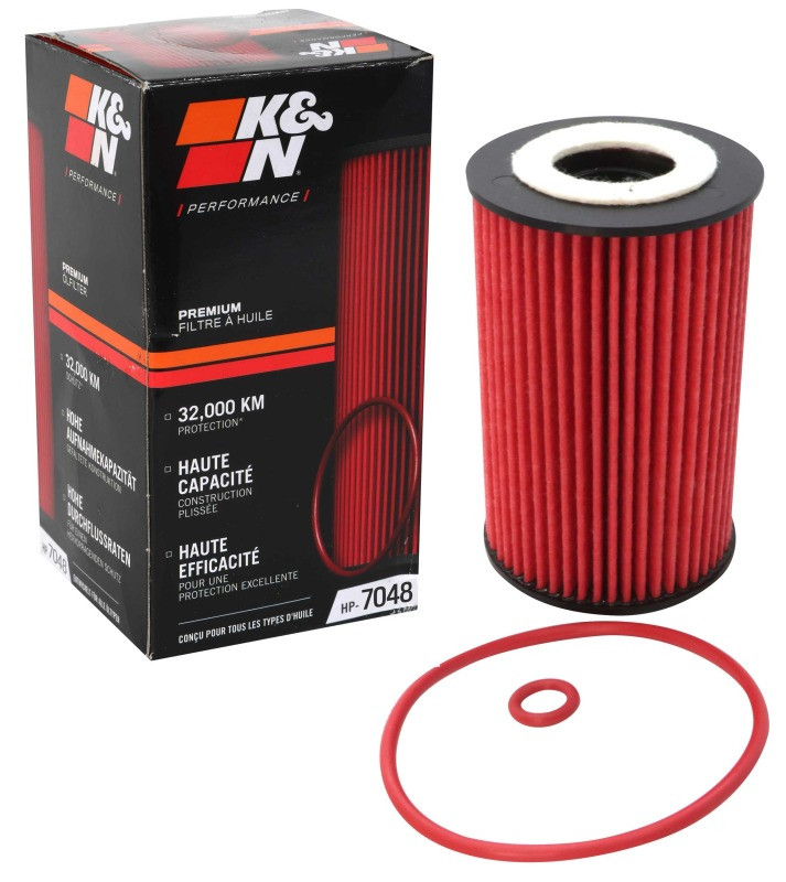 K&N Oil Filter Automotive 14-23 Audi Q3 2.0L - HP-7048 Photo - out of package